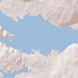 North Vancouver Terrain Map