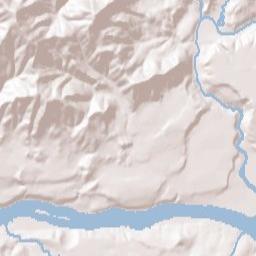 Priest River Terrain Map