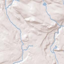 Woods Creek Terrain Map