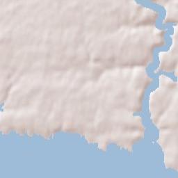 Clohars-Carnoët Terrain Map