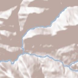 Politischer Bezirk Hallein Terrain Map