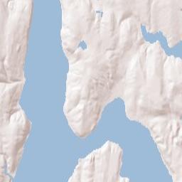 Bainbridge Island Terrain Map