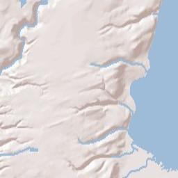 Mason County Terrain Map