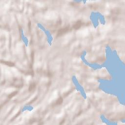 Trans-Canada Highway, Réservoir-Dozois Terrain Map