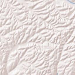 Whitman County Terrain Map