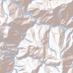 Beaver Creek Road, Clearwater National Forest Terrain Map
