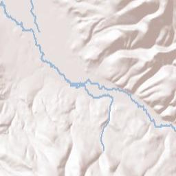 Powell County Terrain Map