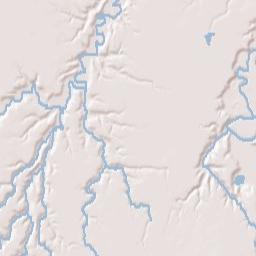 Ashland County Terrain Map