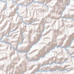 Pacific County Terrain Map