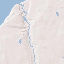 Alger County Terrain Map