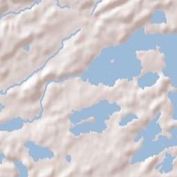 Greater Sudbury Terrain Map