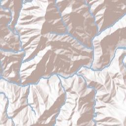 US-12 Kooskia ID 83539 America Terrain Map