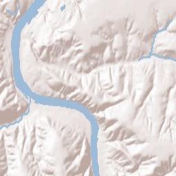 Asotin Terrain Map