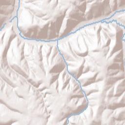 Nez Perce County Terrain Map