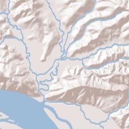 Wahkiakum County Terrain Map