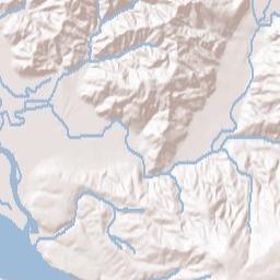 Cathlamet Terrain Map