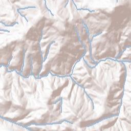 Cowlitz County Terrain Map