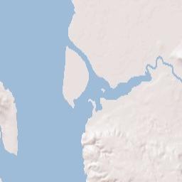 Fort Yates Terrain Map