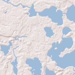 Vilas County Terrain Map