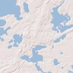 North County Road CC, Hayward, WI  Terrain Map