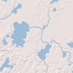 Twin Lakes Road, Chequamegon National Forest Terrain Map