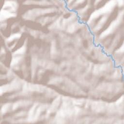 Département du Rhône Terrain Map