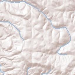 Columbia County Terrain Map