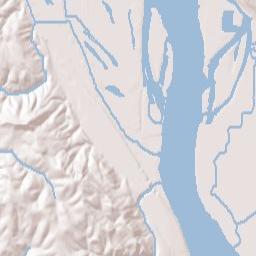 Columbia City Terrain Map