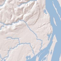 Saint Helens Terrain Map