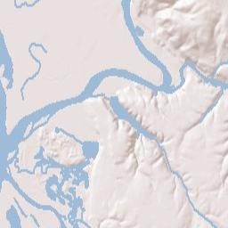 Interstate 5, La Center, WA 98629, USA Terrain Map
