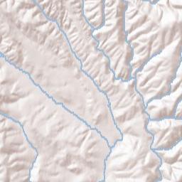 Idaho County Terrain Map