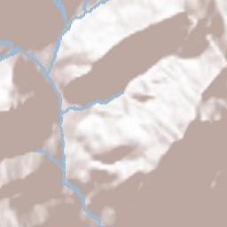 France Mont Blanc Terrain Map