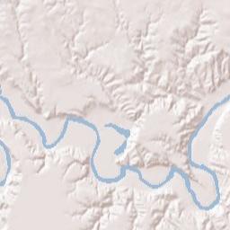 Corson County Terrain Map