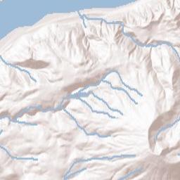 Columbia River Highway, Mt. Hood National Forest Terrain Map