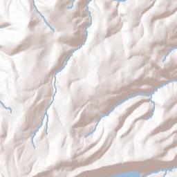 Hood River County Terrain Map