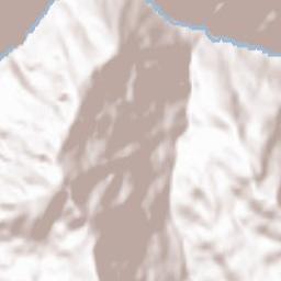 Les Allues Terrain Map