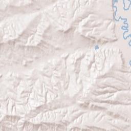 Big Horn County Terrain Map