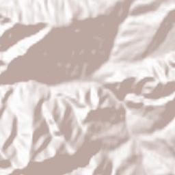 Perişani Terrain Map