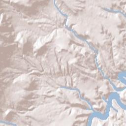 Barry's Landing Road, Bighorn Canyon National Terrain Map