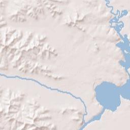 Tainter Lake Terrain Map