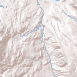 1 Grand Loop Road, Yellowstone National Park Terrain Map