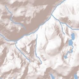 U.S. 212, Shoshone National Forest, Cody Terrain Map