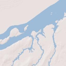 Waddington New York Terrain Map