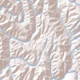 Adams County Terrain Map