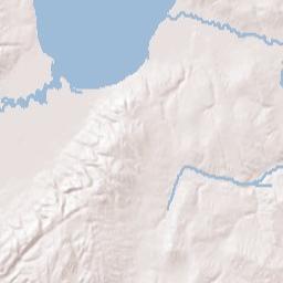 Hubbard Lake Terrain Map