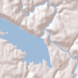 Langogne Terrain Map