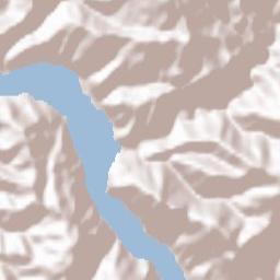 Comuna Berzasca Terrain Map