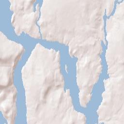 Bucksport Terrain Map