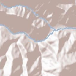 Isasca Terrain Map