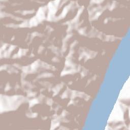 Comuna Dubova Terrain Map